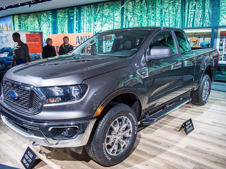 Late-model Ford Ranger pickup